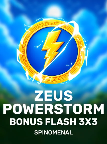 Zeus Powerstorm - Bonus Flash 3x3 game tile
